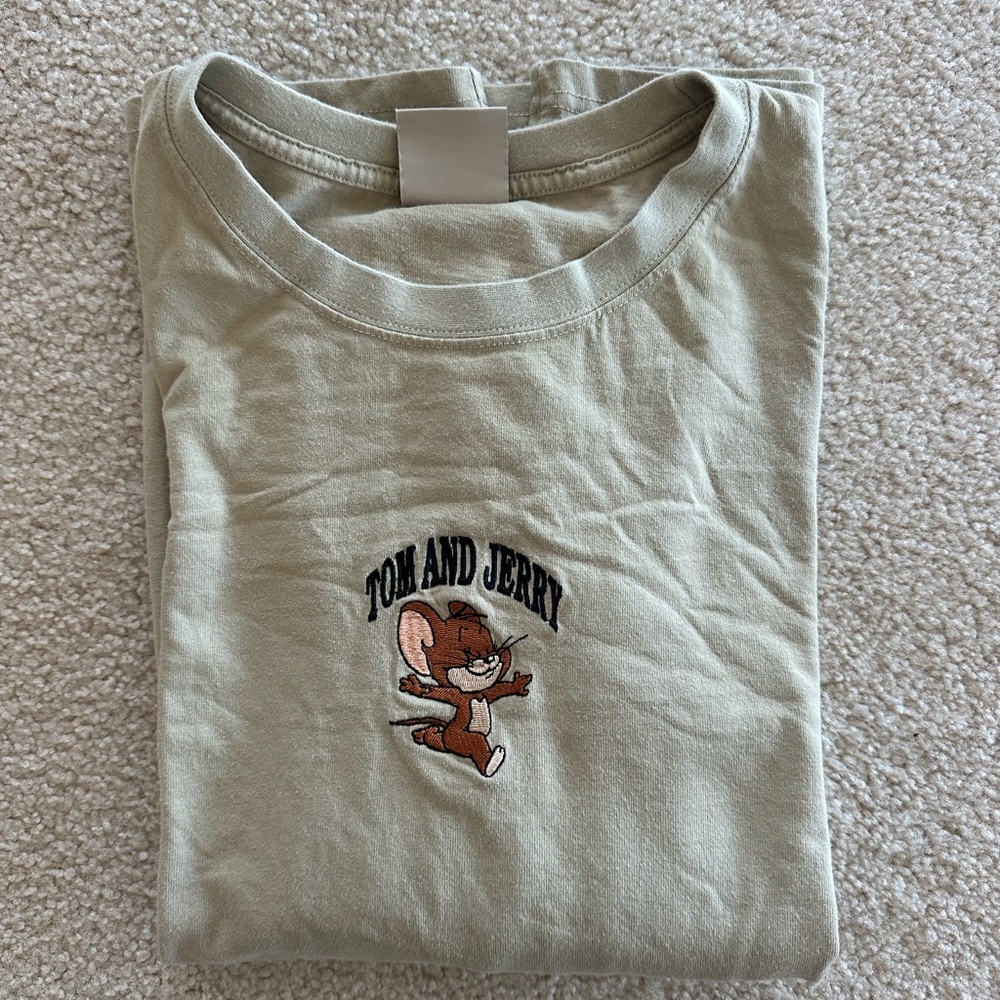 Tan Tom and Jerry Long Sleeve